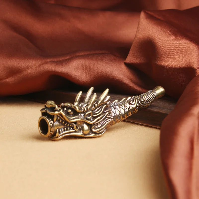 Brass Dragon Smoking Pipe