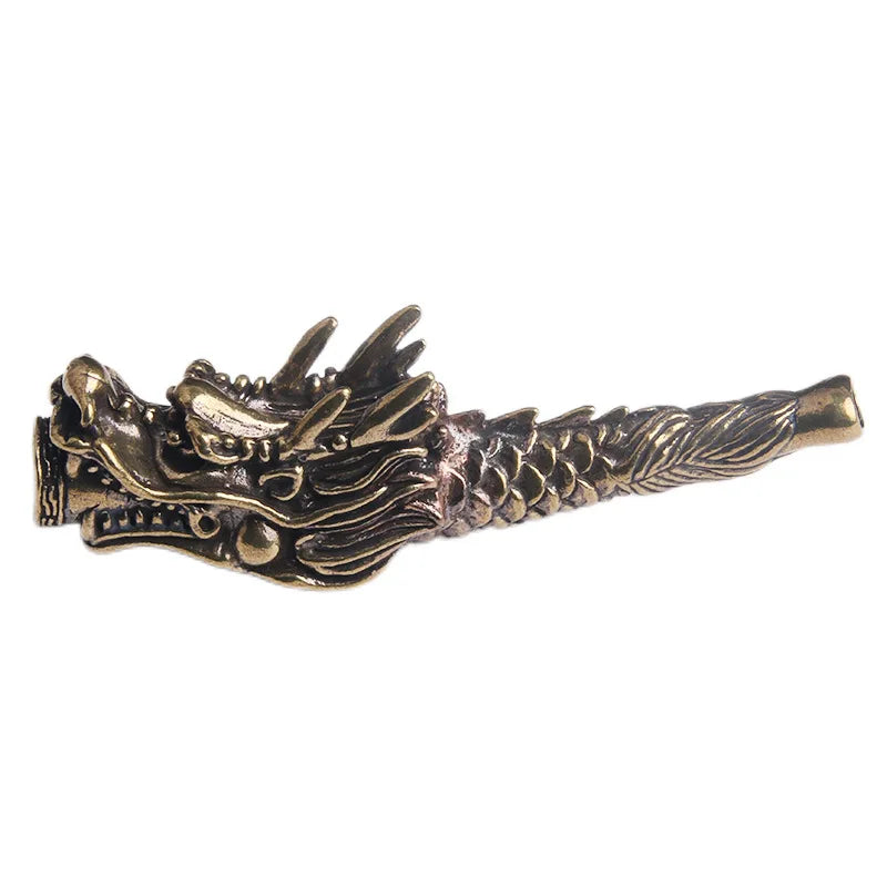 Brass Dragon Smoking Pipe