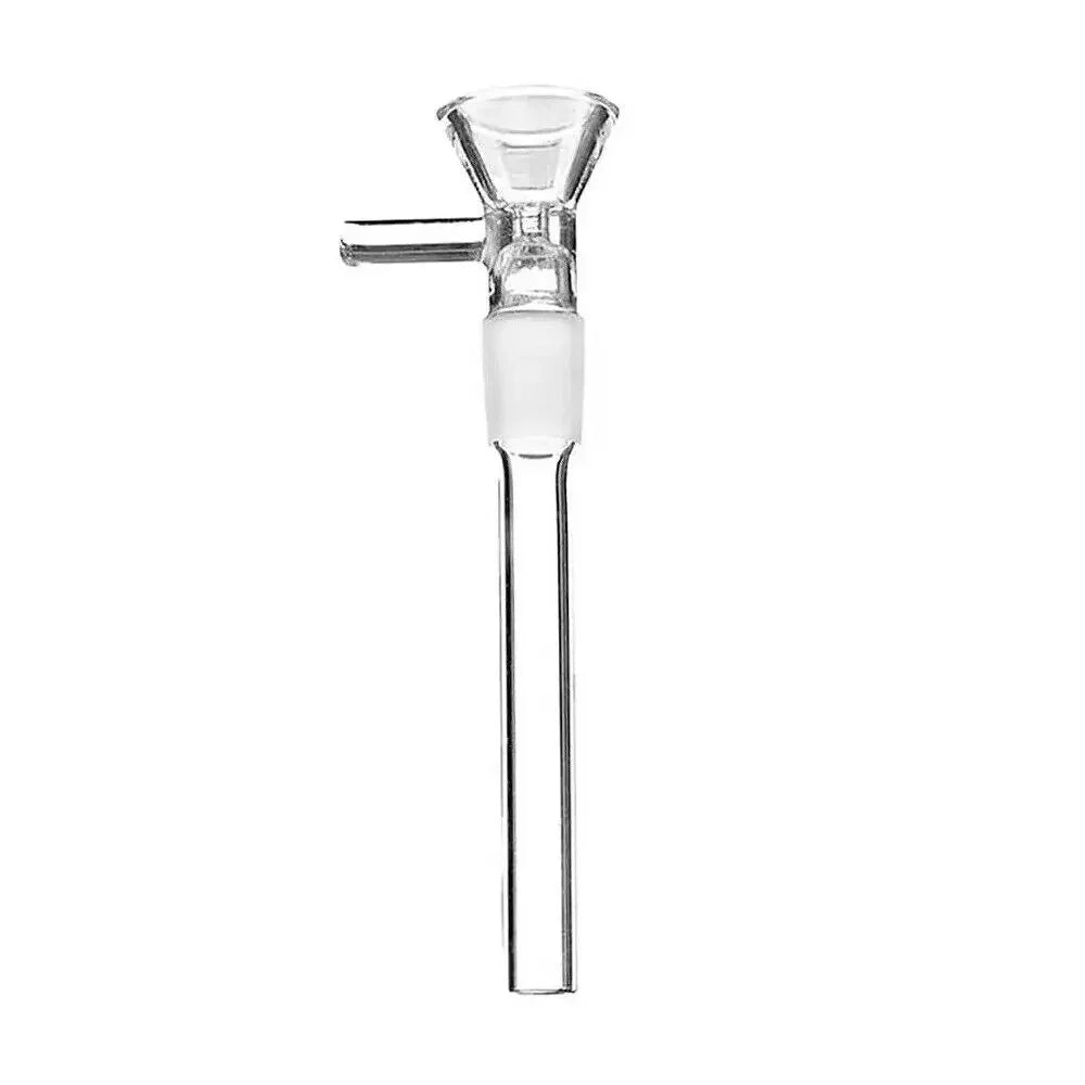 2 Pcs 4.7" Clear Glass DownStem