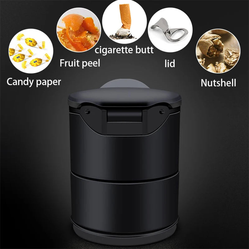 Portable Car Ash Tray With Lid Smell Proof