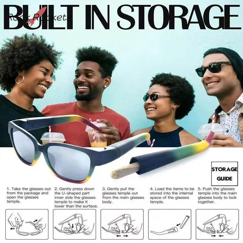 Sunglasses Rolling Paper Storage