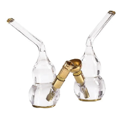 Transparent Acrylic Smoking Pipe Dual Purpose