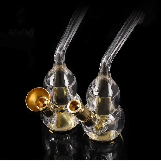 Transparent Acrylic Smoking Pipe Dual Purpose