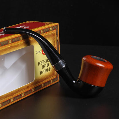 Resin Spliced Smoking Pipe with Washable Filter