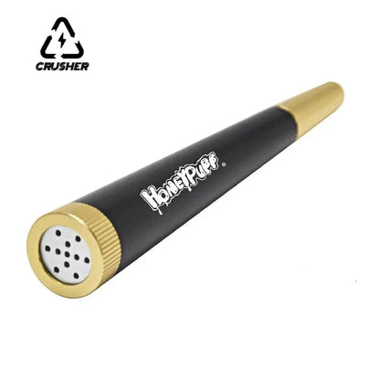 Metal Cone Herb Smoking Pipe with 5MM Activated Carbon Filter