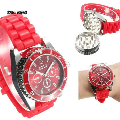 Watch Grinder for Smoking Zinc Alloy