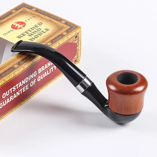 Resin Spliced Smoking Pipe with Washable Filter