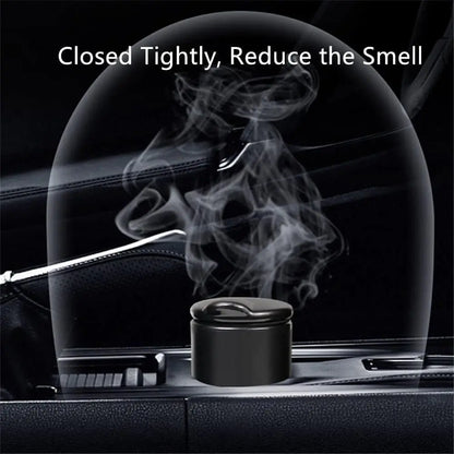 Portable Car Ash Tray With Lid Smell Proof