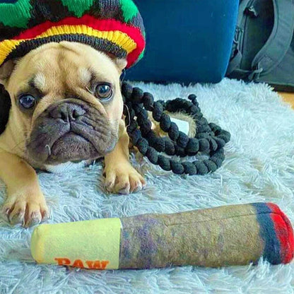 Funny Cigar Dog Toy