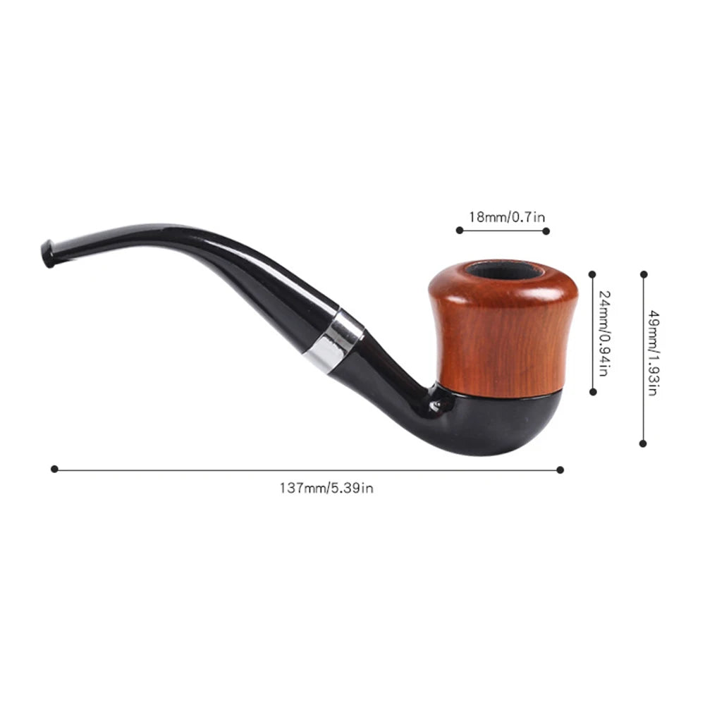 Resin Spliced Smoking Pipe with Washable Filter
